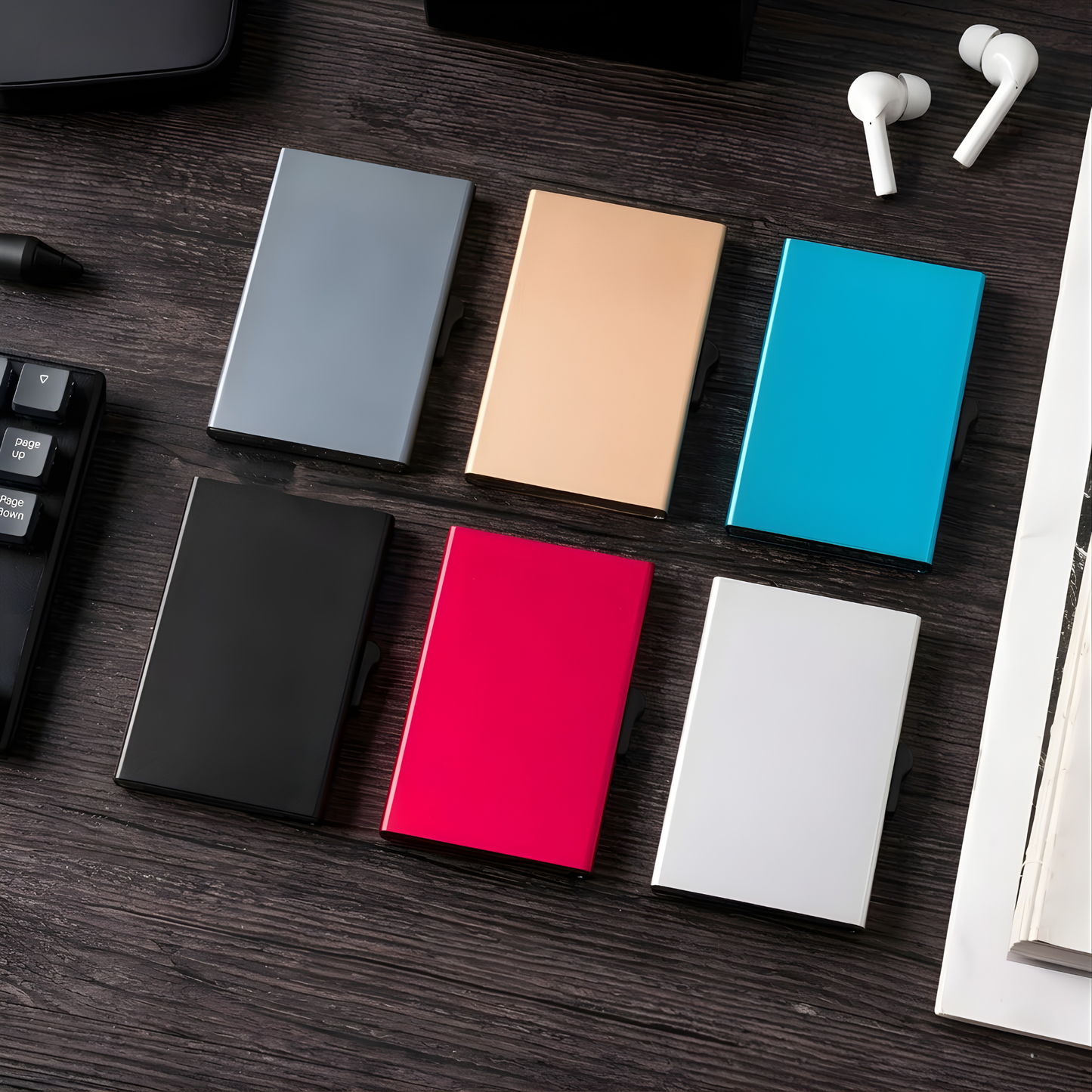 RFID Blocking Wallet – Slim Minimalist Card Holder for Men & Women